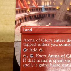 1x Arena of Glory, Borderless Art, Modern Horizons 3, Slight off center miscolor - Image 4