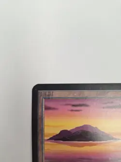 Magic The Gathering Alpha Island (Orange Yellow Pink Sky A) Near Mint Unplayed - Image 2