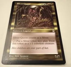 MTG Sliver Queen English *NM/LP* Stronghold Magic The Gathering - Image 1