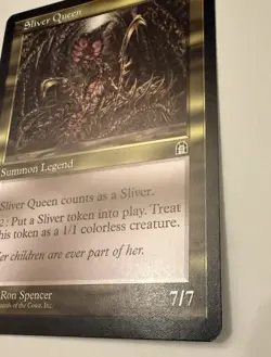 MTG Sliver Queen English *NM/LP* Stronghold Magic The Gathering - Image 2