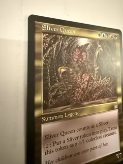 MTG Sliver Queen English *NM/LP* Stronghold Magic The Gathering - Image 5