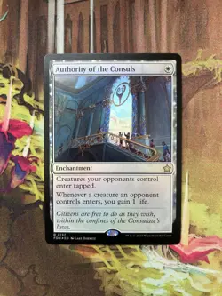 Authority of the Consuls [Foundations] Foil Near Mint MTG - Image 1