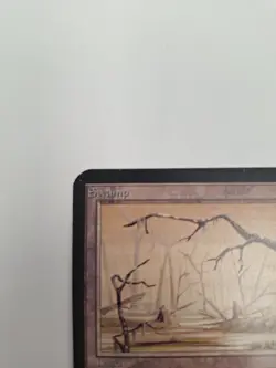 Magic The Gathering Alpha Swamp (Brown Tint B) Near Mint Unplayed - Image 2