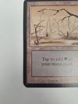 Magic The Gathering Alpha Swamp (Brown Tint B) Near Mint Unplayed - Image 4