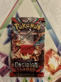 VERY HEAVY! 22.49Gram Obsidian Flames Pokemon TCG Factory Sealed Booster Pack!!! - Image 2