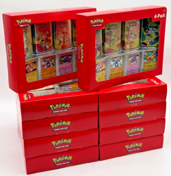 Lot of (10) Pokemon TCG 151 MEW EN 4-Pack Costco Mini Tin Boxes - Image 1