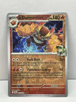 Pokemon TCG - Journey Together - N's Darmanitan - JTG EN - 027/159 - Image 1