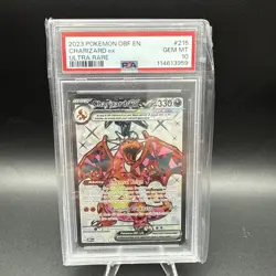 2023 POKEMON OBF EN-OBSIDIAN FLAMES ULTRA RARE #215 CHARIZARD EX PSA 10 - Image 1