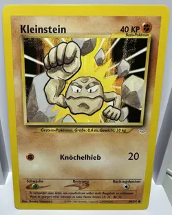Geodude 44/64 Neo Revelation Regular NM German Vintage Pokemon Card TCG - Image 1