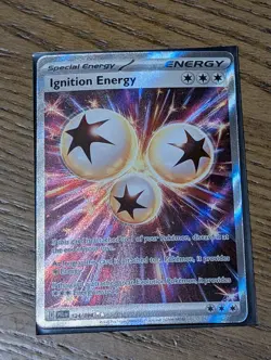 Pokemon TCG Ignition Energy 124/094 Ultra Rare Full Art Phantasmal Flames NM PFL - Image 1