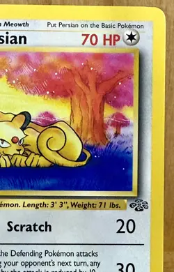 Persian 42/64 Jungle Set 1st Edition Uncommon 1999 Vintage Pokemon TCG - Image 5