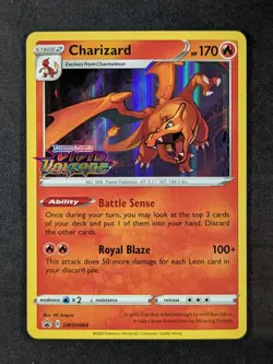 2020 Pokemon CHARIZARD #SWSH066 Black Star Promo Vivid Voltage Prerelease ENG - Image 1