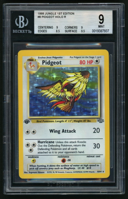 Pokemon Pidgeot 1999 Jungle 1st Edition Holo Rare BGS 9 - Image 1
