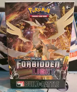 Pokemon Sun & Moon Forbidden Light Build & Battle New/Sealed - 4 Boosters, Promo - Image 2