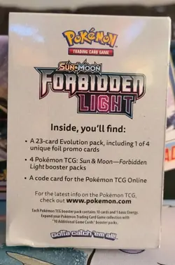 Pokemon Sun & Moon Forbidden Light Build & Battle New/Sealed - 4 Boosters, Promo - Image 4
