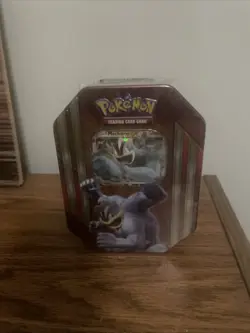 Pokemon 2016 Machamp EX Triple Power Tin Sealed - Image 1