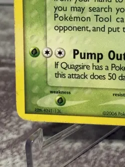 Quagsire - 21/101 Non-Holo Rare | Pokemon Dragon Frontiers 2006 - LP - Image 3