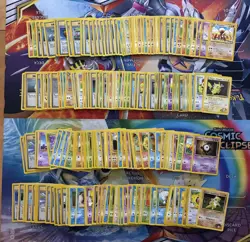 Vintage Pokemon Card Lot WOTC Sets Era Fire 180+ - Image 1