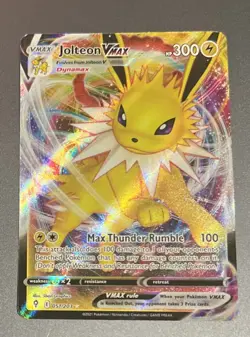 Pokemon TCG SWSH07: Evolving Skies #051/203 Jolteon VMAX LP - Image 1