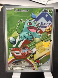 Bulbasaur 2026 Pokemon MEP 037 Promo First Partner Illustration Rare - Image 1