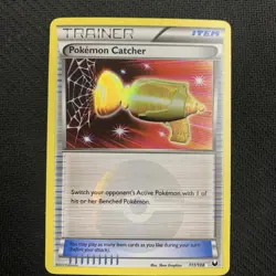 Pokemon Catcher (Gold) 111/108 Dark Explorers Holo - Image 1