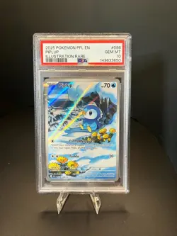 Pokemon - Piplup 098/094 - Phantasmal Flames Illustration Rare #098 - PSA 10 - Image 1