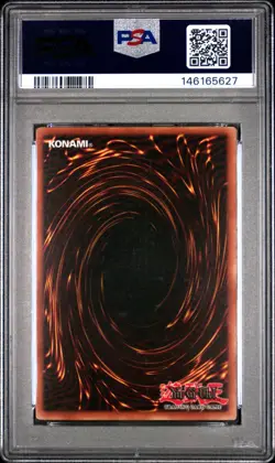 Yugioh Change of Heart Metal Raiders Ultra Rare MRD-060 Original Print PSA 8 - Image 2