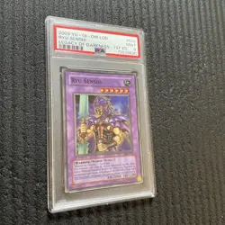 Yugioh! Ryu Senshi LOD-019 Super Rare 1st Edition PSA Graded 9 MINT - Image 1