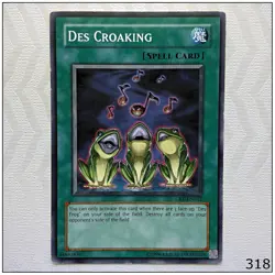 Des Croaking - CRV-EN042 - Common Unlimited Yugioh - Image 1