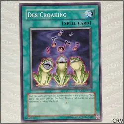 Des Croaking - CRV-EN042 - Common Unlimited Yugioh - Image 1