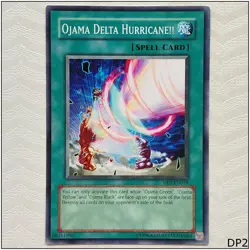 Ojama Delta Hurricane!! - DP2-EN018 - Common Unlimited Yugioh - Image 1