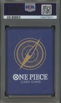 2024 One Piece OP09 Japanese #004 Shanks Manga Alternate Art PSA 9 MINT - Image 2