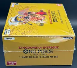 One Piece TCG OP-04 Kingdoms Of Intrigue Booster Box SEALED ENGLISH - Image 2