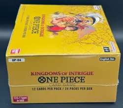 One Piece TCG OP-04 Kingdoms Of Intrigue Booster Box SEALED ENGLISH - Image 4
