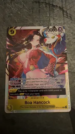 Boa Hancock Super Rare The Azure Sea's Seven OP14-112 NM One Piece - Image 1