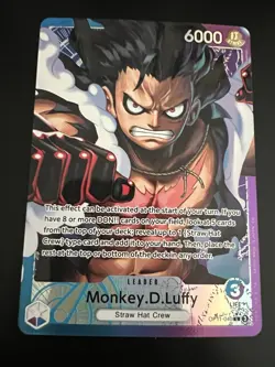 One Piece * A Fist of Divine Speed * MONKEY D LUFFY OP11-040 Alternate Art * ENG - Image 1