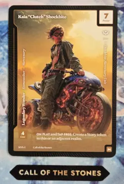 2026 Wonders of the First, CotS - Kaia "Clutch" Shockbite KSA-1 M, Stoneseeker - Image 1