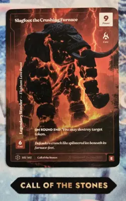 2026 Wonders of the First, CotS - Slagfoot The Crushing Furnace 115/ E, Formless - Image 1