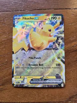 Pikachu ex 063/193 Pokemon Paldea Evolved Ultra Rare Card - Image 2