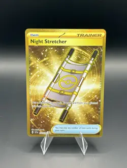 Pokemon SV08: Surging Sparks - Night Stretcher 251/191 Hyper Rare Gold Card - Image 1