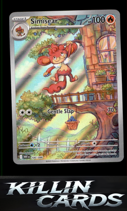 Simisear - 100/086 100/086 Pokemon Illustration Rare SV: White Flare Card NM - Image 1