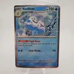 Vanilluxe 045/182 Holiday Calendar Stamped Cosmos Promo SEALED Pokemon Card - Image 1