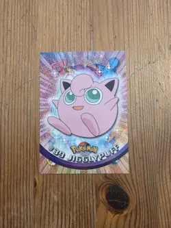 Jigglypuff #39 Topps Pokemon Card - Topps Blue Logo TV Animation Edition LP - Image 1