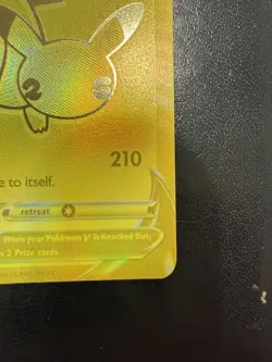 Pokemon Celebrations Pikachu V Gold Promo Card SWSH145 From UPC - Image 5
