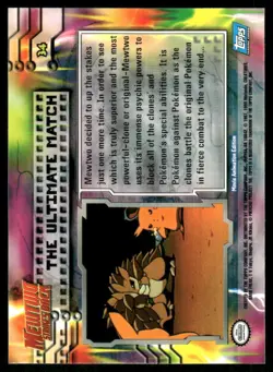Pokemon Cards The Ultimate Match #34 Topps The First Movie Trading Cards NM - Image 2