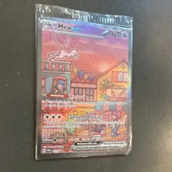 Pokemon Mew EX Promo Full Art Holo 180 HP SV: Scarlet & Violet 053 Card - Image 1