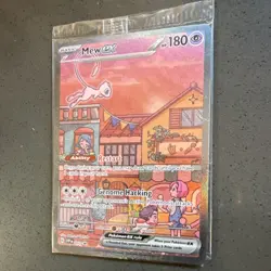 Pokemon Mew EX Promo Full Art Holo 180 HP SV: Scarlet & Violet 053 Card - Image 3