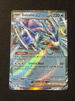 Suicune ex 010/034 Classic Collection Trading Card Game Classic Pokemon TCG - Image 1