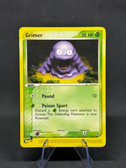 Grimer - 57/97 - Common - Vintage (EX Dragon) Pokemon TCG card TCG 2003 LP - Image 1