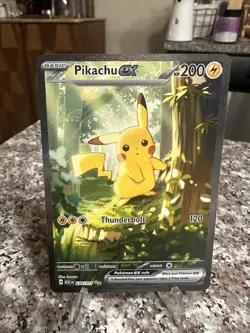 Pikachu ex 276/217 Mega Evo: Ascended Heroes SIR Holo NM - Fresh Pull Clean Card - Image 1